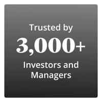 Trusted by 3000+ Investors and Managers
